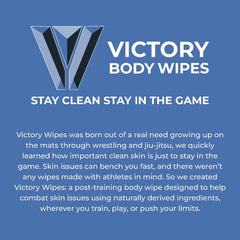 Victory Body Wipes (50 Count) Post-Workout Wipes with Tea Tree & Eucalyptus Essential Oils