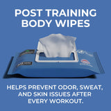 Victory Body Wipes (50 Count) Post-Workout Wipes with Tea Tree & Eucalyptus Essential Oils