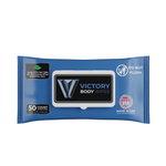 Victory Body Wipes (50 Count) Post-Workout Wipes with Tea Tree & Eucalyptus Essential Oils